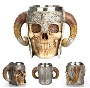 Cốc tiệc Halloween 3D Skull Cup