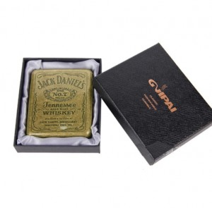 Hộp đựng thuốc lá bằng kim loại cổ điển Jack Daniels No.7